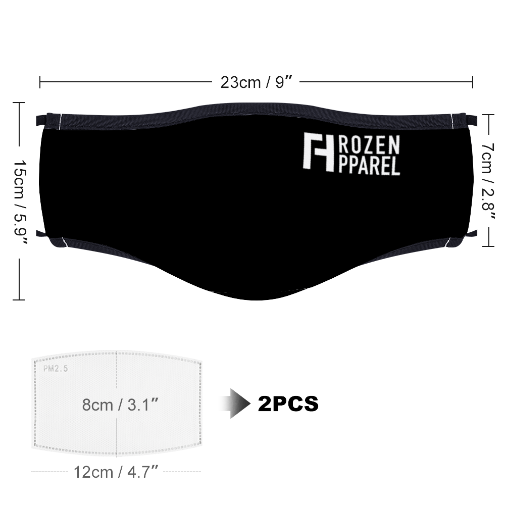 Frozen Apparel Face Mask (with filters) - Frozen Apparel